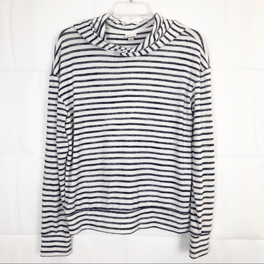 A New Day Striped Hooded Sweatshirt Size S
